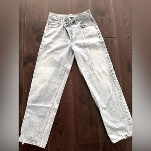 Agolde crisscross denim jeans size 26